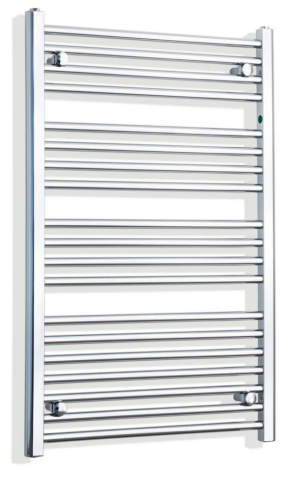 800mm wide 1000mm high polished chrome radiator body reference on a white background