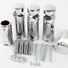 Brackets for Heated Towel Rail Radiators Set of Universal Fit Flat Or Curved Chrome