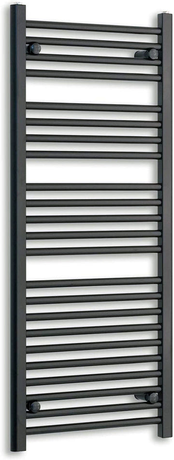 350mm Wide Black Electric Towel Radiators