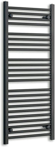 350mm Wide Black Towel Radiators