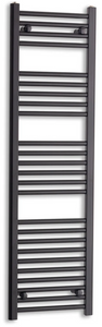 450mm Wide Black Towel Radiators