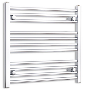 550mm Wide Chrome Towel Radiators