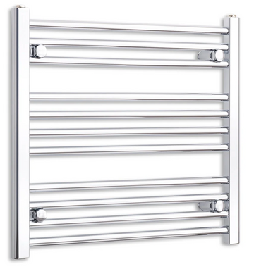 800mm Wide Chrome Electric Towel Radiators