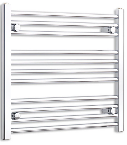 800mm Wide Chrome Towel Radiators