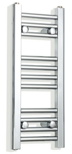 350mm wide chrome towel radiator