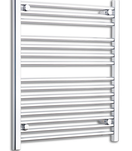 900mm Wide Chrome Towel Radiator