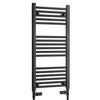 300mm Wide 1000mm High Black Heated Towel Rail Radiator
