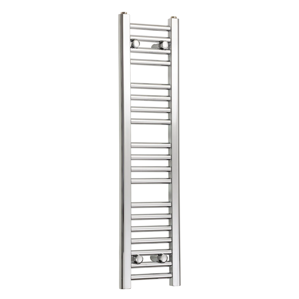 350mm wide 1000mm high polished chrome radiator body reference on a white background