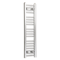 350mm wide 1000mm high polished chrome radiator body reference on a white background