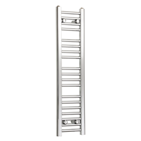 350mm wide 1000mm high polished chrome radiator body reference on a white background