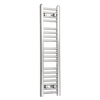 200mm Wide 1000mm High Chrome Flat Heated Towel Rail Radiator