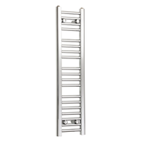 300mm Wide 1000mm High Chrome Flat Heated Towel Rail Radiator