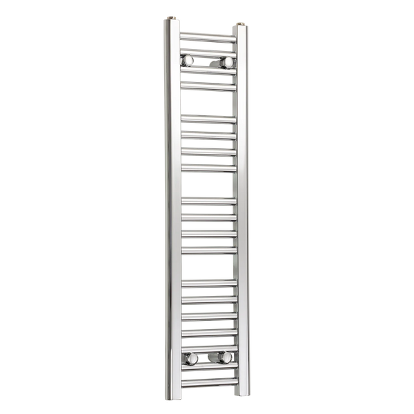 300mm Wide 1000mm High Chrome Flat Heated Towel Rail Radiator