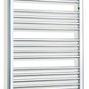 700mm wide 1000mm High Flat Chrome Heated Towel Rail Radiator