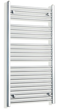 800mm wide 1200mm high polished chrome radiator body reference on a white background