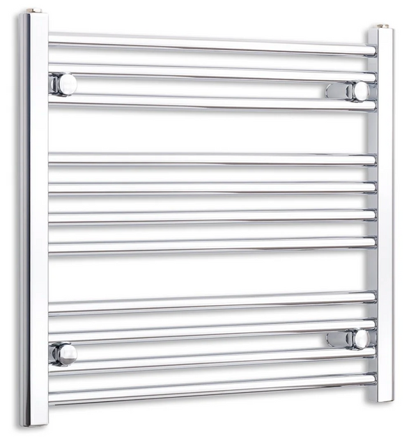 1000mm wide 600mm high polished chrome radiator body reference on a white background