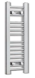 350mm wide 800mm high polished chrome radiator body reference on a white background