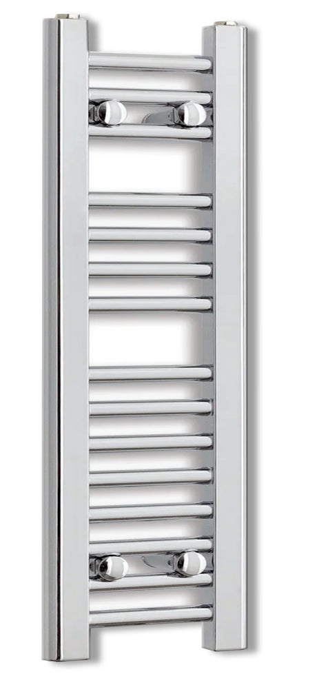 350mm wide 800mm high polished chrome radiator body reference on a white background