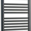 750mm Wide 800mm High Black Heated Towel Rail Radiator