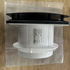 6-Inch Silent Black Bathroom Extractor Fan with Humidity Sensor & Timer (255m³/h)