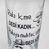 Designer Turkish Raki Glass Raki Bardagi 190cc Straight Model 6 Glasses Lemonade