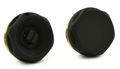 Matte Black Radiator Blanking Plug & Air Vent Set – ½” BSP Brass for Radiators & Heated Towel Rails