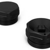 Matte Black Radiator Blanking Plug & Air Vent Set – ½” BSP Brass for Radiators & Heated Towel Rails