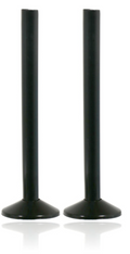 Black Radiator Pipe Covers & Decorative Wall Plates – 2 × 200mm Tubes + 2 × 55mm Covers