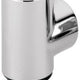 Chrome T-Piece for Towel Radiator Heating Element – 1/2