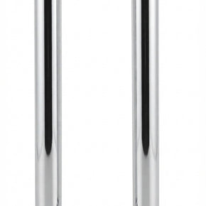 Chrome Towel Radiator Pipe Covers – 2 × 200mm Tubes + 2 × 55mm Covers