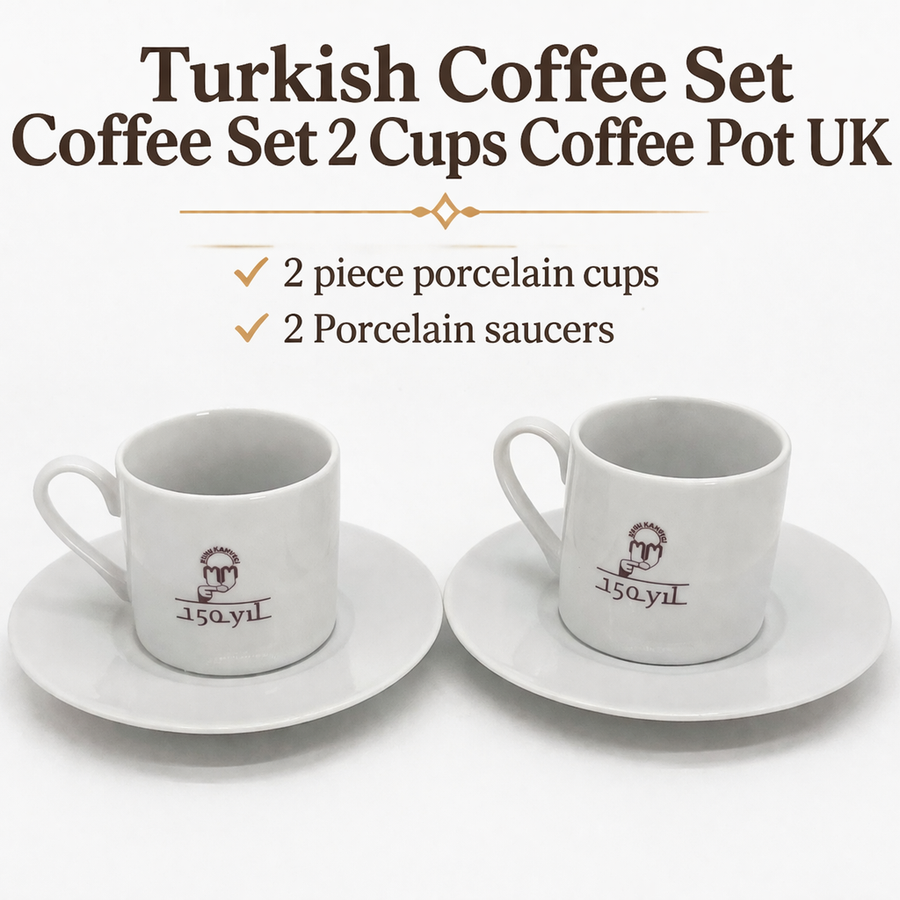 Turkish Coffee Set Coffee Set For 2 Espresso Turkish Coffee Cups And Saucers