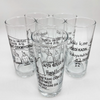 Designer Turkish Raki Glass Raki Bardagi 190cc Straight Model 6 Glasses Lemonade